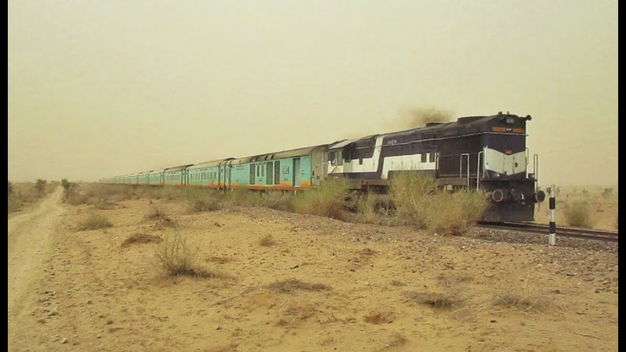 Trains in Thar Desert Rajasthan