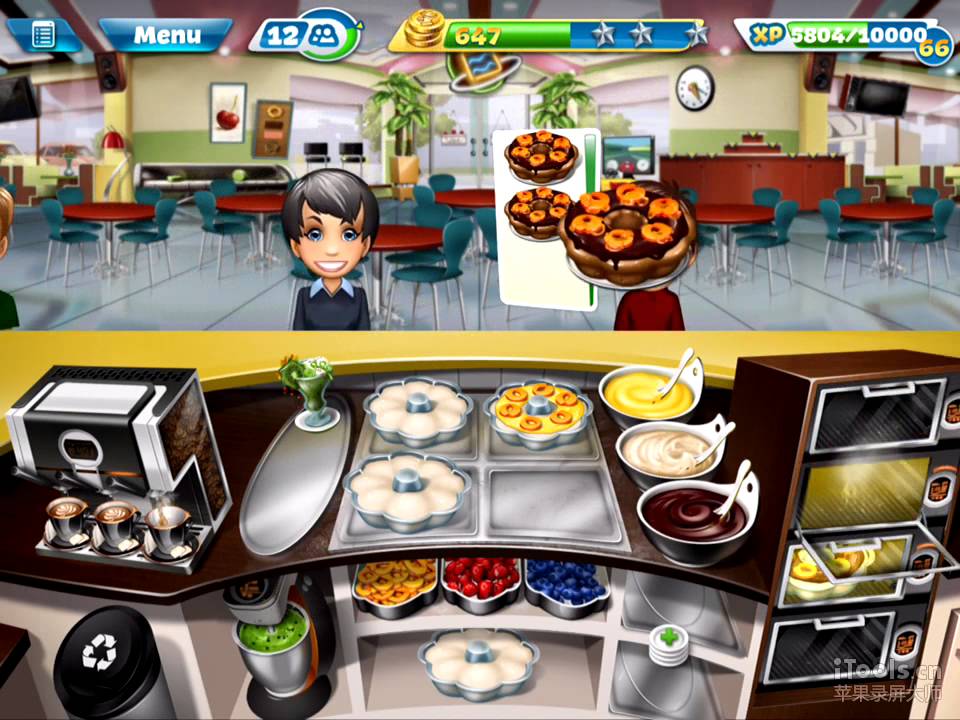 【Cooking Fever】: 🧁Bakery Level 40 (3 Stars⭐️⭐️⭐️)