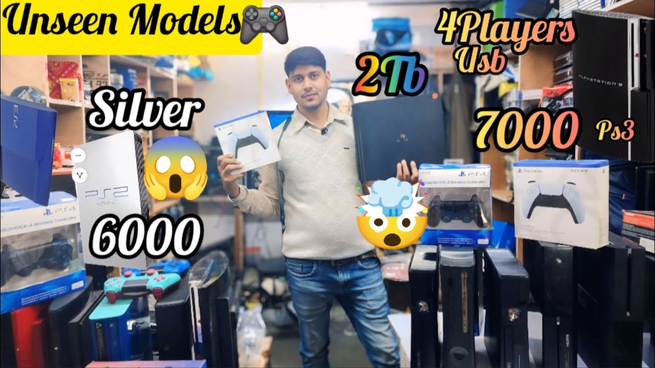 🎮🤯 PS2 Silver 6000 | PS3 7000 | Rare Unseen Models 🤑🎁India’s Cheapest Gaming Console Deals 2025 