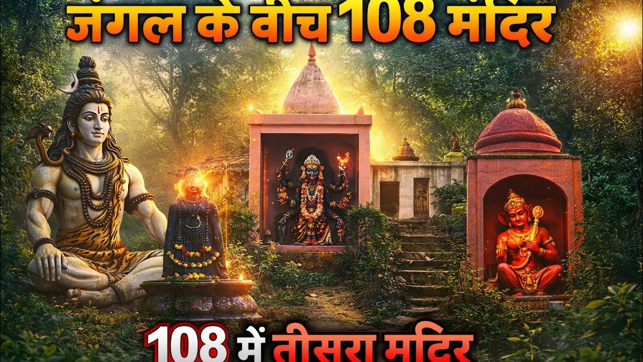 😲 कभी ना देखा होगा ऐसा मंदिर | जंगल के अंदर 108 मंदिर | तीसरा मंदिर #vlog #travel 🙏 |