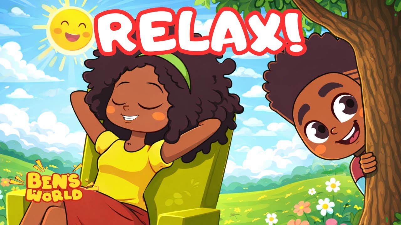 Relax with Ben! ☁️ | A Song to Help Kids Feel Calm & Peaceful | Social Emotional Learning 🎶