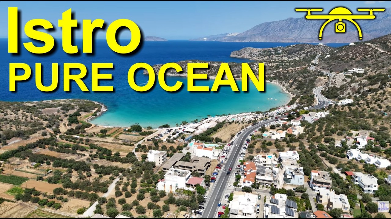 Istro – Lasithi – Kreta von oben – 4K Drohnenvideo