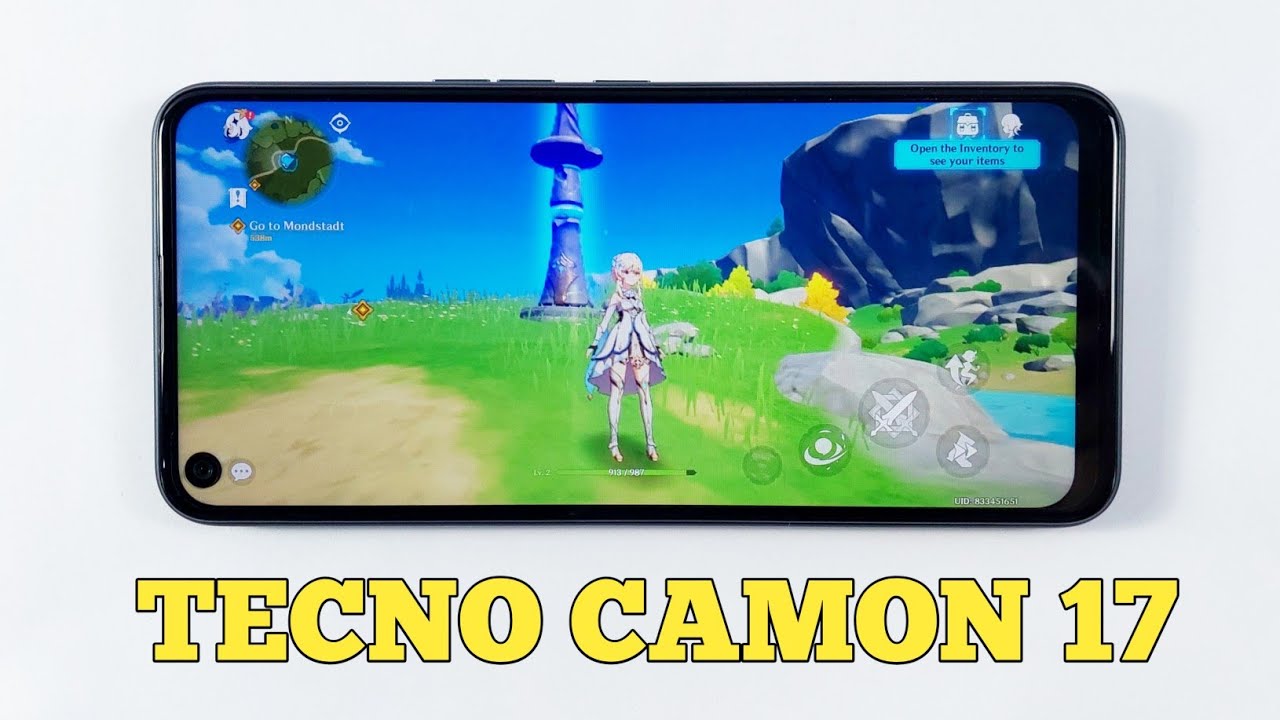 Tecno Camon 17 Test Game Genshin Impact | 6GB Ram, Helio G85