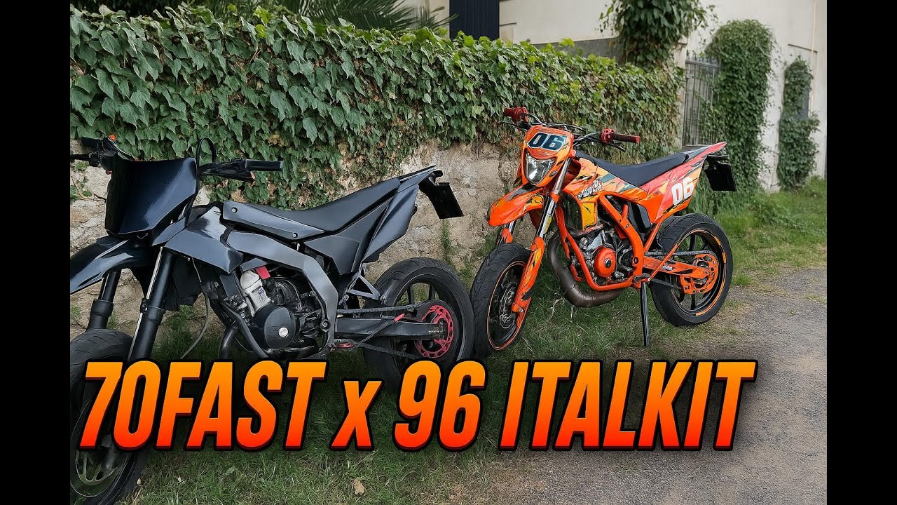 balade avec mon 70 fast et un 96 italkit
