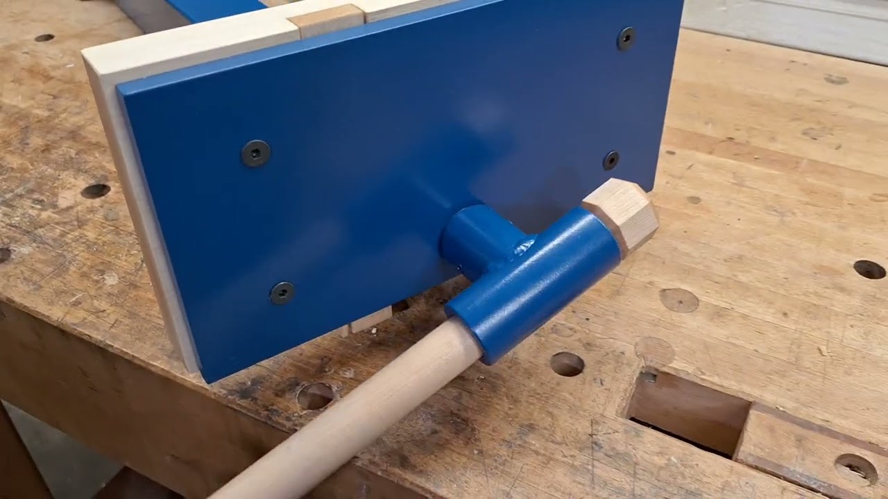 Bespoke Front Vice - rugged, fast acting, and minimal racking