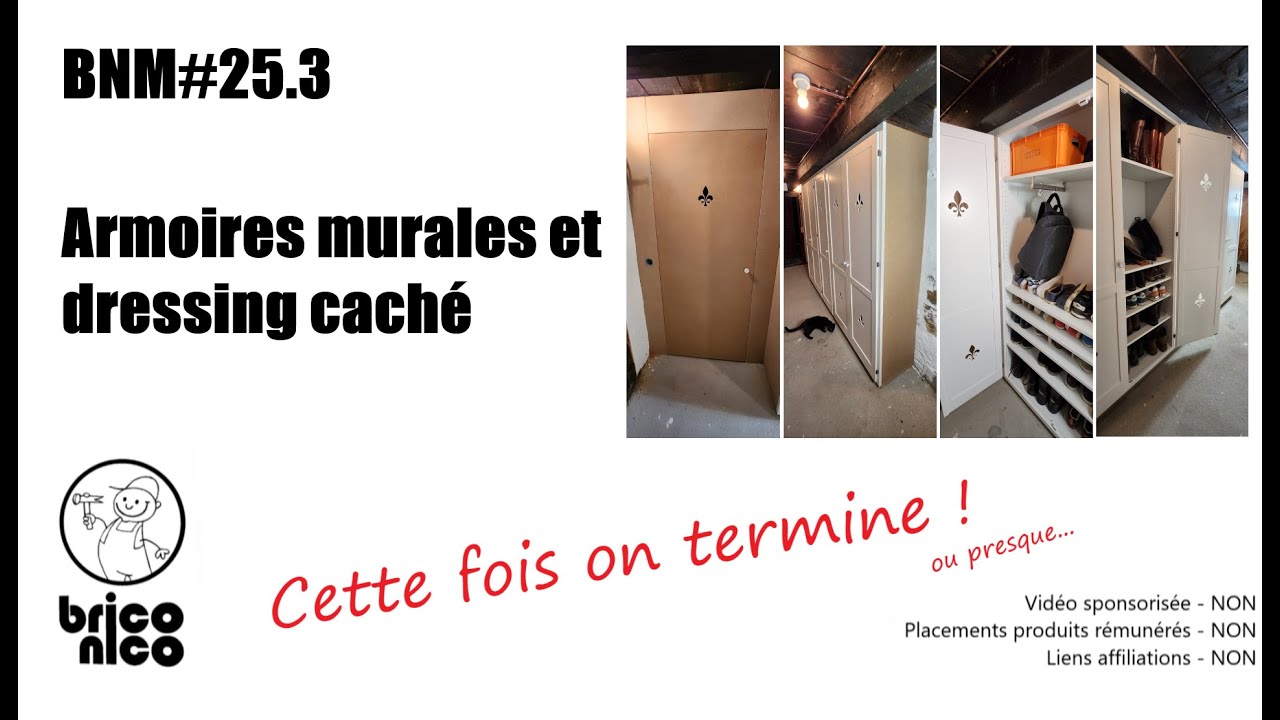 Armoires Murales Et Dressing Caché - BNM#25.3 (Fin)
