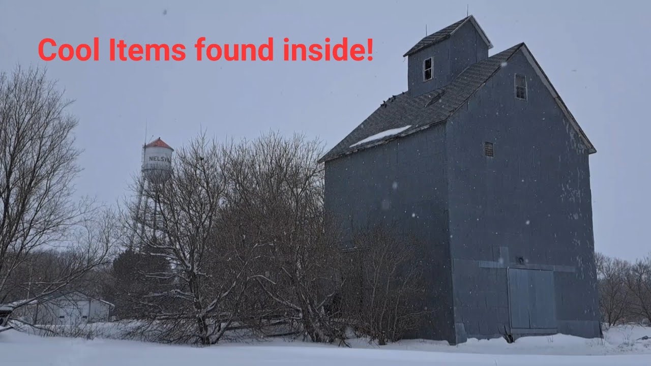 Exploring an abandoned small town grain elevator