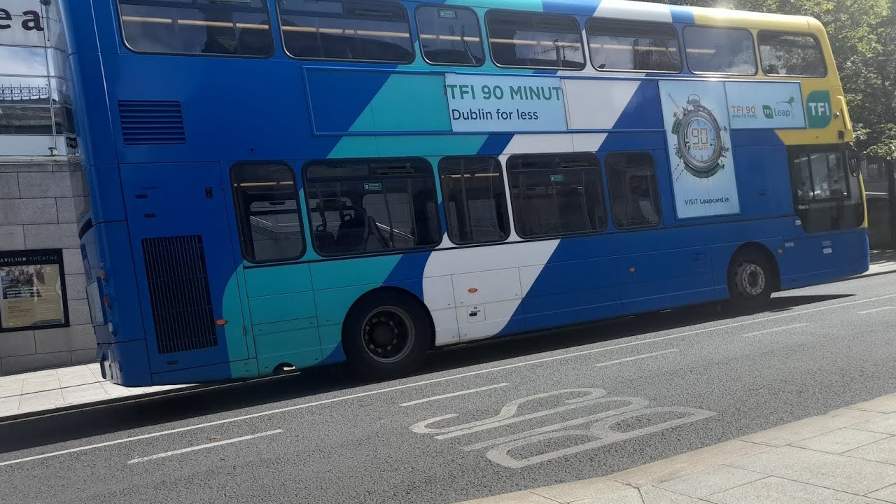*Full Route Visual with Diversion* Go-Ahead Ireland bus route 63 Kilternan-Dún Laoghaire (11569)