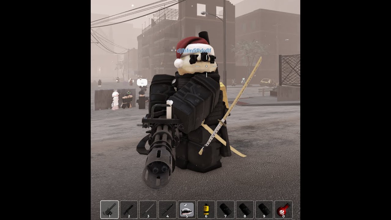 Juggernaut V2 with P2W Golden Katana skin. FT. SIEGFRIED (Criminality Admin)