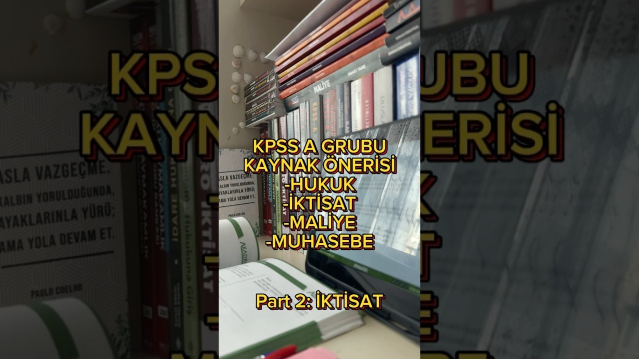 KPSS A GRUBU KAYNAK &Ouml;NERİSİ Part 2:İKTİSAT #kpssa #kpssalan #kpsslisans #kpss #kpssalansınavı  #p48