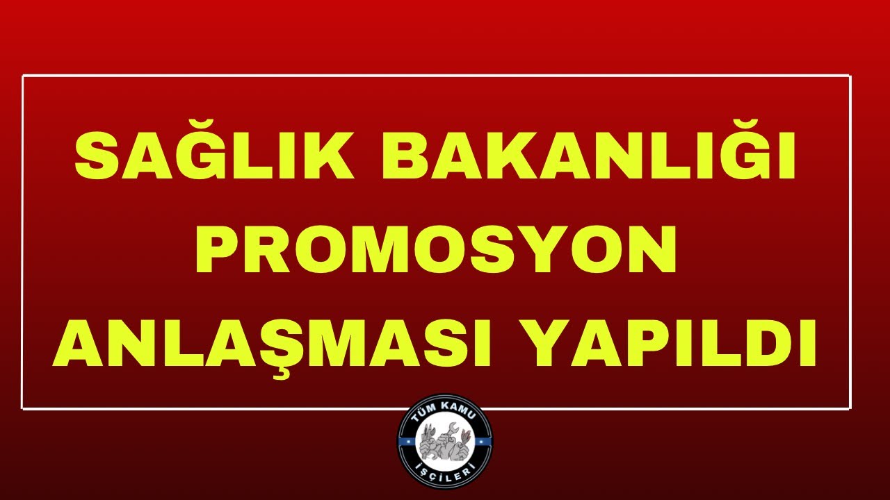 SAĞLIK BAKANLIĞI PROMOSYON ANLAŞMASI SONUNDA İMZALANDI!