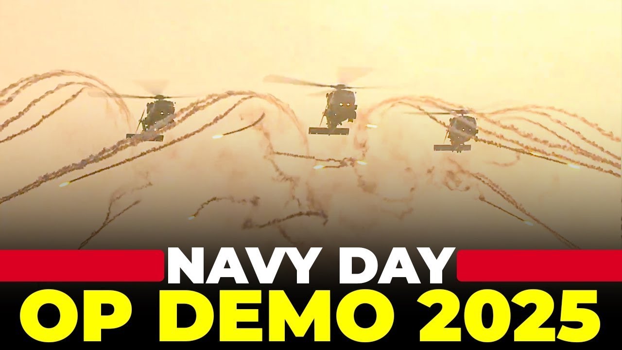LIVE: Navy Day Celebrations 2025 in Thiruvananthapuram | Indian Navy Op Demo
