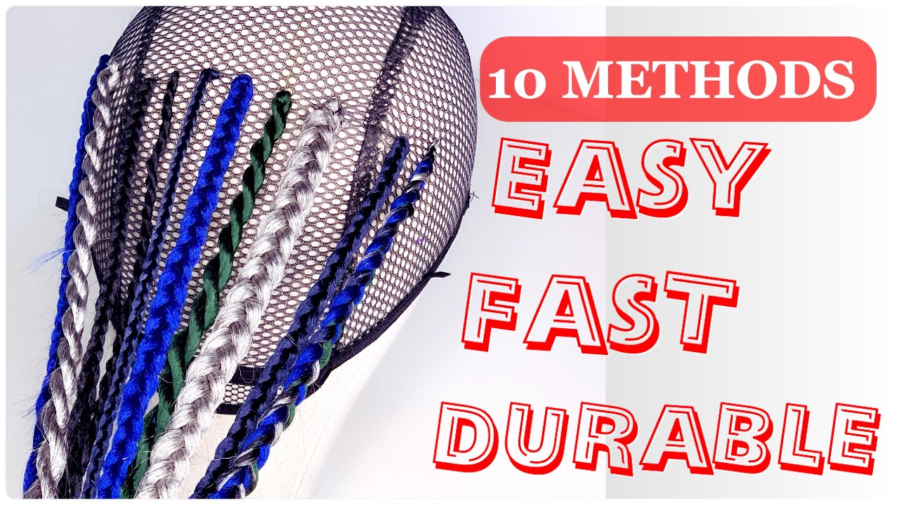 HOW TO BRAID ON A WIG CAP || 10 BEST CROTCHET STYLES * NEW METHOD *