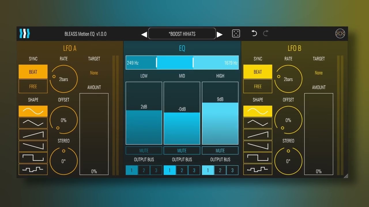BLEASS Motion EQ - Creative Tone Controller