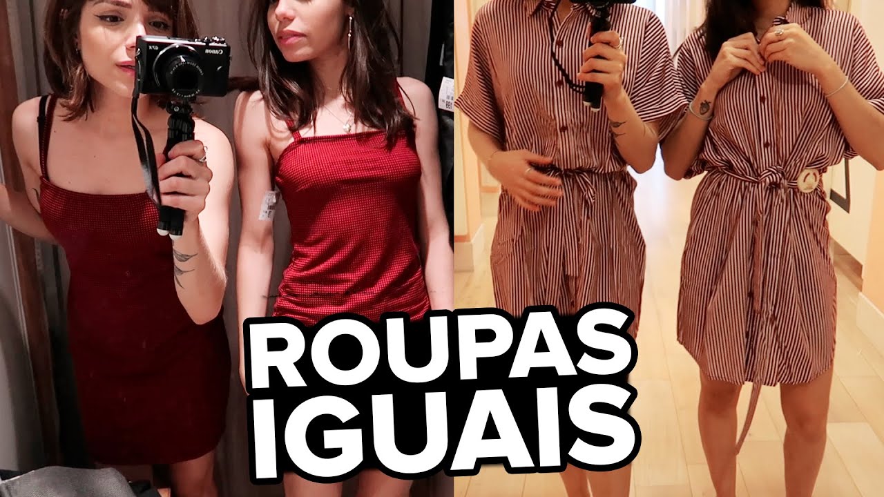 COMPRANDO ROUPAS no SHOPPING com MINHA IRMÃ! #RoupasParaMagricelas