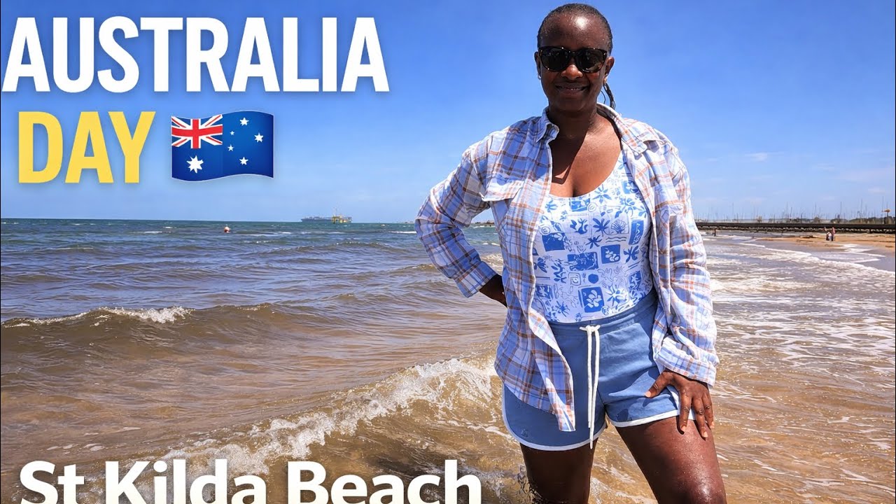 Australia Day at St Kilda Beach 🇦🇺 | Family Fun in Melbourne