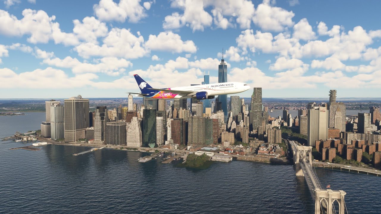 Un avión mexicano realiza un despegue complicado del Aeropuerto Internacional de Nueva York.