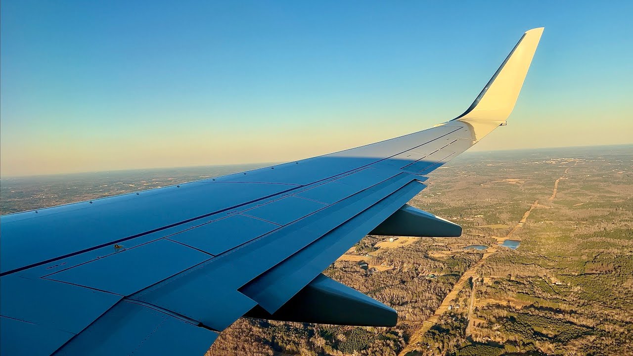 [4K] – Beautiful Atlanta Sunset Landing – American – Boeing 737-800 – ATL – N818NN – SCS Ep. 874