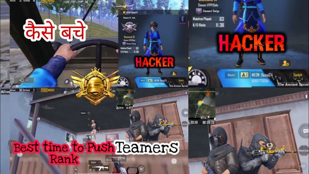 Solo FPP Crown 1 Gameplay Season 14 conqueror| Hackers & Teamers| Best time to Pushing Rank
