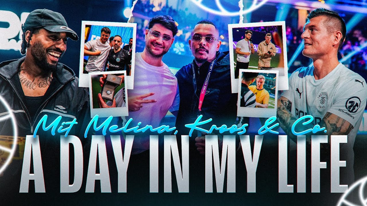 EIN TAG IN MEINEM LEBEN VLOG📸 mit Toni Kroos, Melina, Icon League etc.🔥