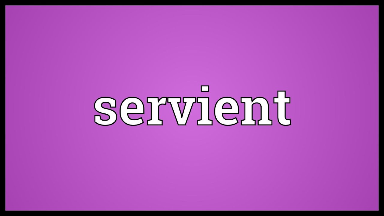 Servient Meaning