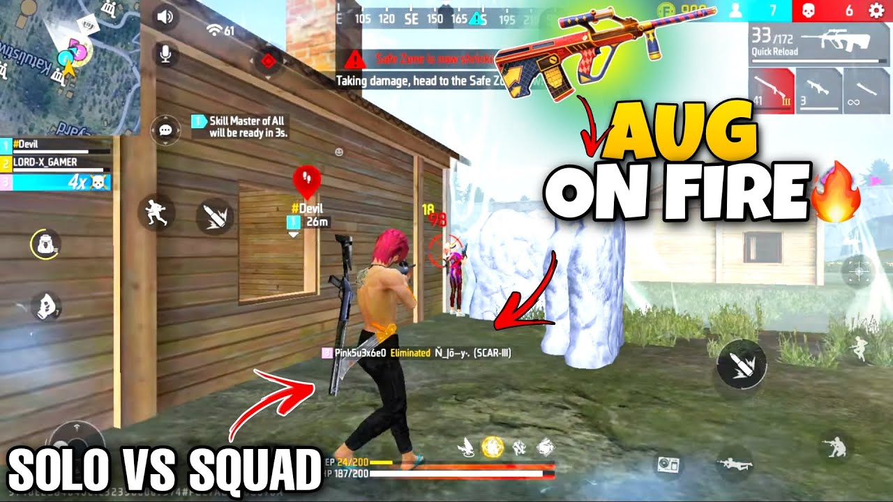 Freefire 🔥 Nxt Level Gameplay With My Squad 🎯Total 18 Kills - Garena Freefire | Mr Fenix #freefire