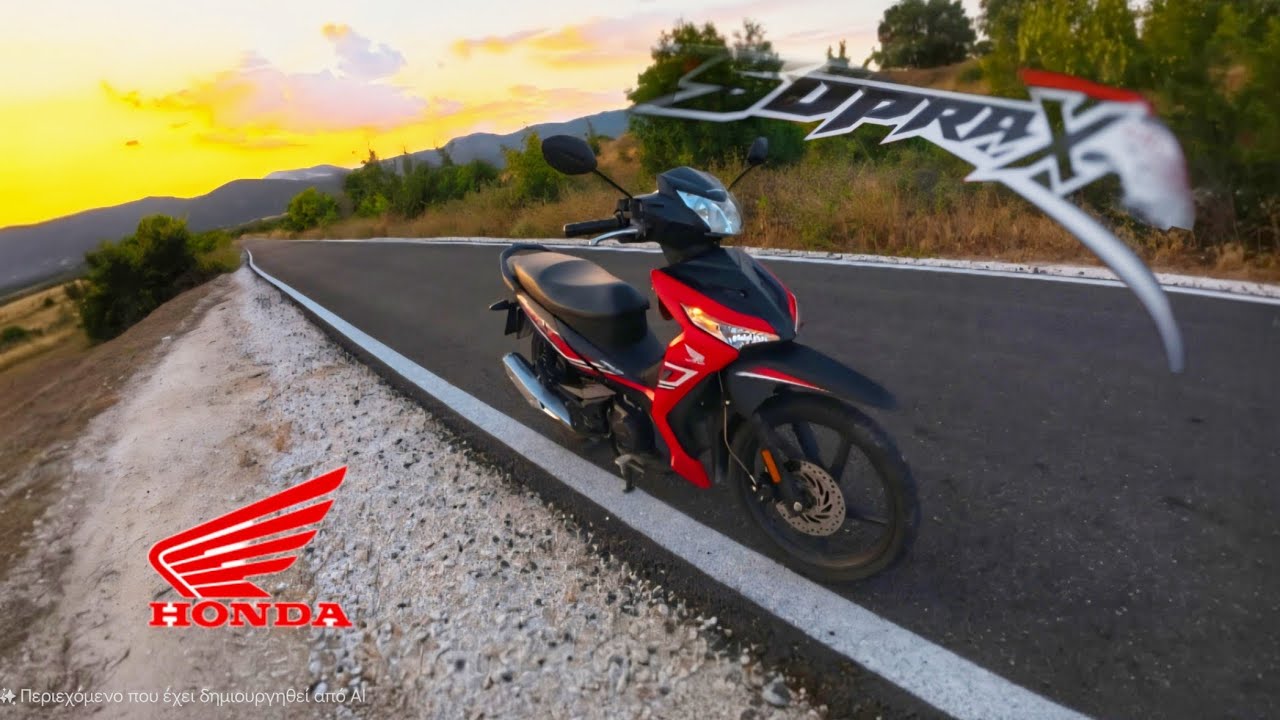 Οδηγώ το Honda Supra 125 X 2025 !