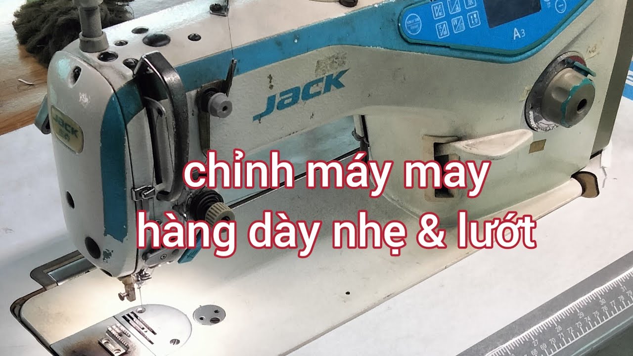 sửa máy 1 kim may bị lì không lướt.sửa máy 1 kim may hàng dày đi không lướt nhặt chỉ