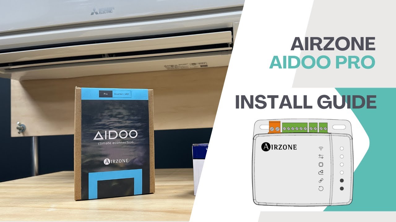🔧 Airzone Aidoo Pro Installation Guide for Mitsubishi Mini-Splits | Smart HVAC Control Setup