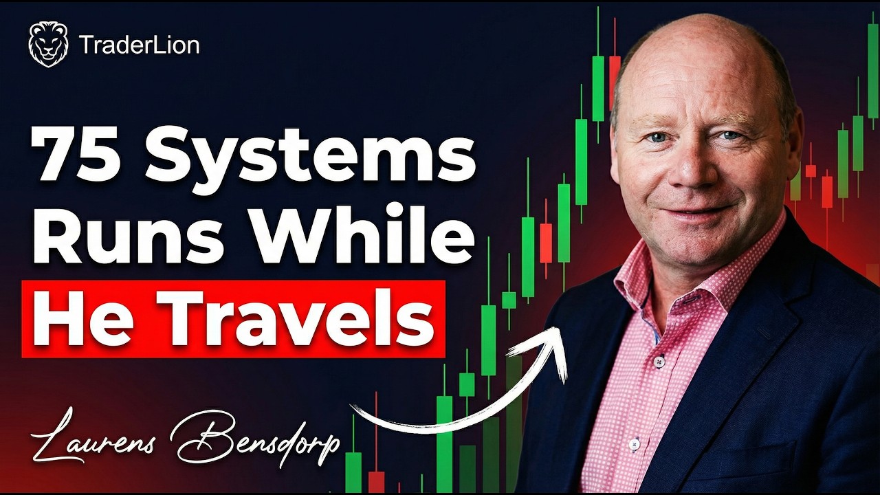 75+ Strategies | The Algorithmic Trader who Trades just 10 Minutes a Day - Laurens Bensdorp