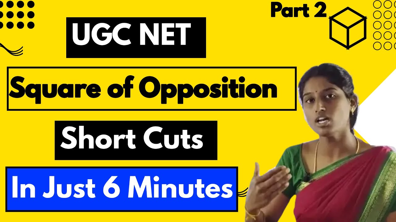 Square Of Opposition Short Cuts in Tamil | UGC NET Paper 1  #ugcnet #logicalreasoning