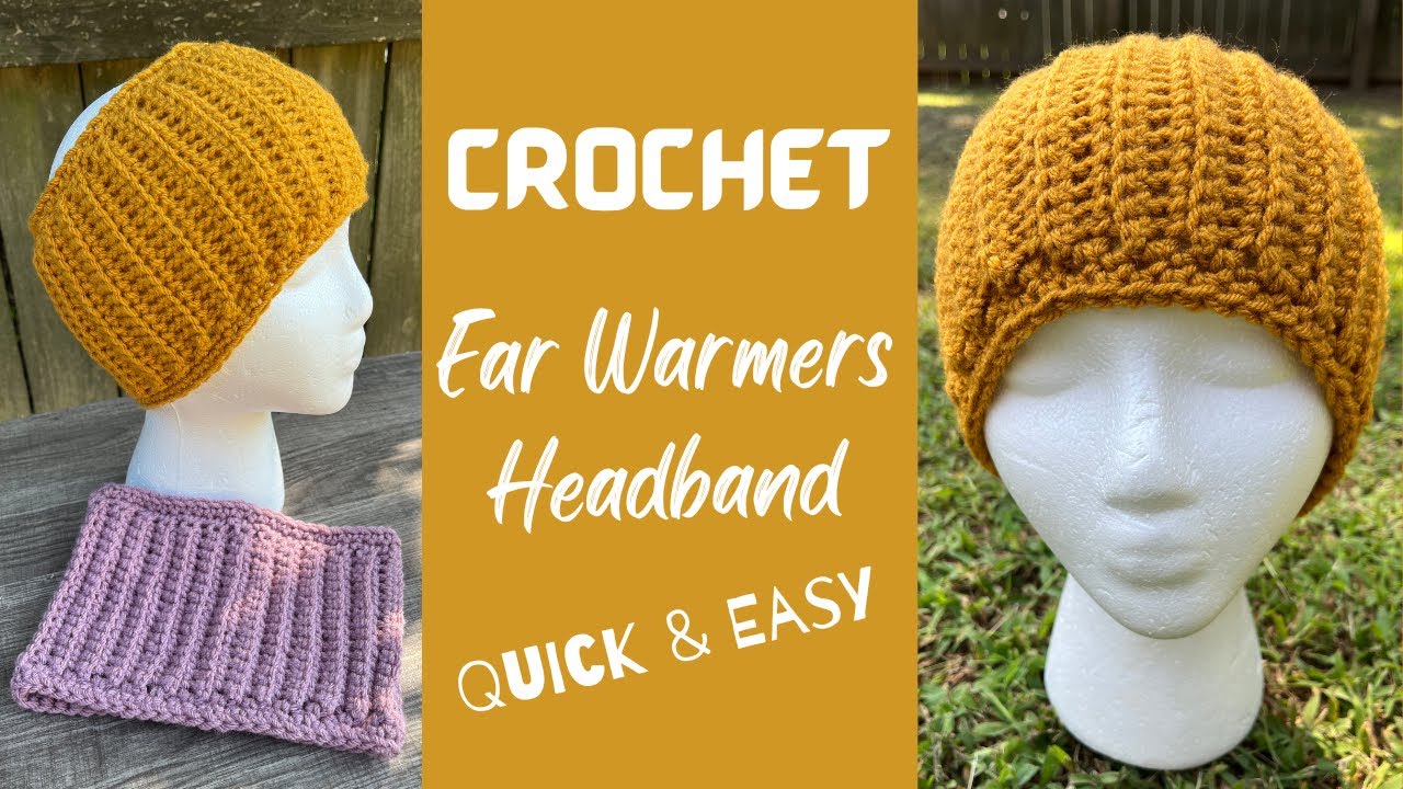 Crochet Coziness: My Favorite Ear Warmer Headband for Gifting/EASY