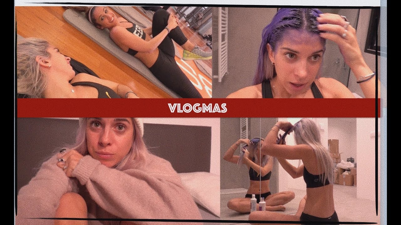 PELO AZUL? GYM, CASA... VLOGMAS DÍA 1