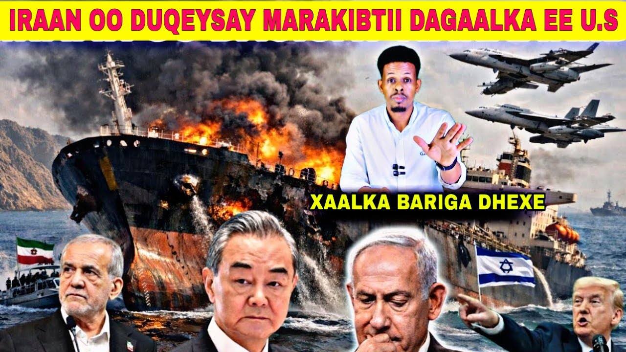 Iraan oo Duqeysay Marakibtii Dagaalka ee Mareykanka & Ciidanka Kacaanka oo ku dhawaaqay amar culus.