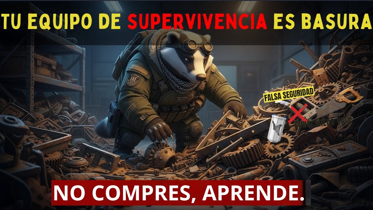 Tu equipo de supervivencia es BASURA (y aún no lo sabes) #Supervivencia #Prepper #Autosuficiencia