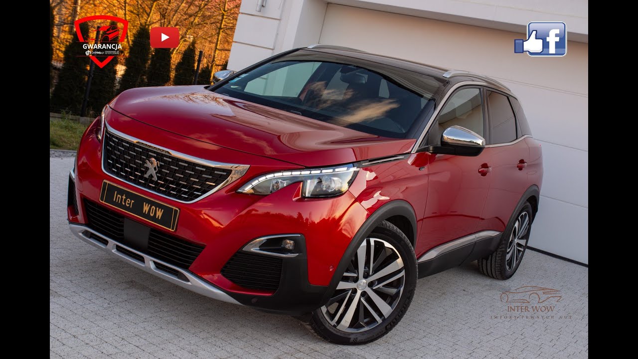 Peugeot 3008 2.0 HDI 180KM #GT #Nappa Mistral # LIFT# 2019#ELE. KLAPA Masaż