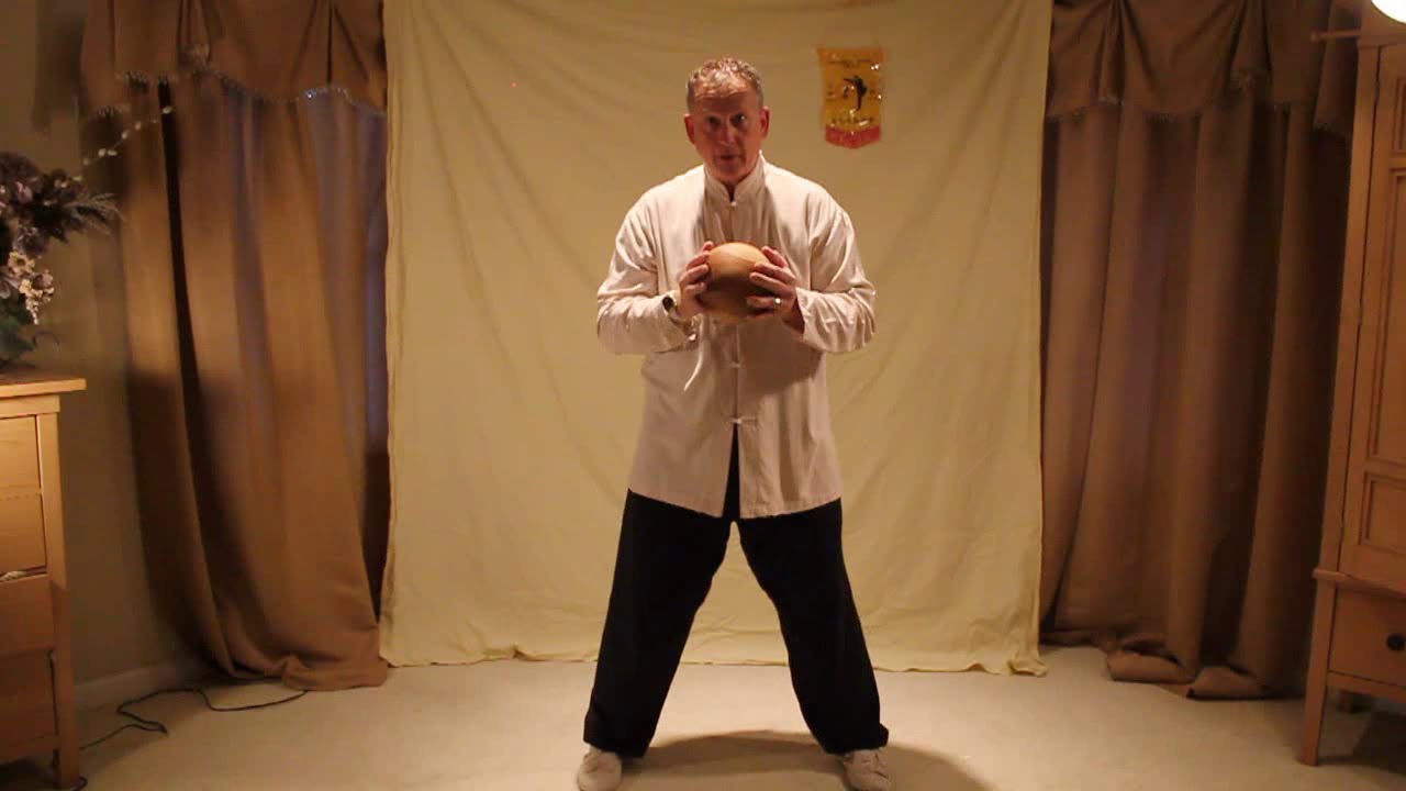 yin yang exchange while rotating the ball both vertical and horizontally