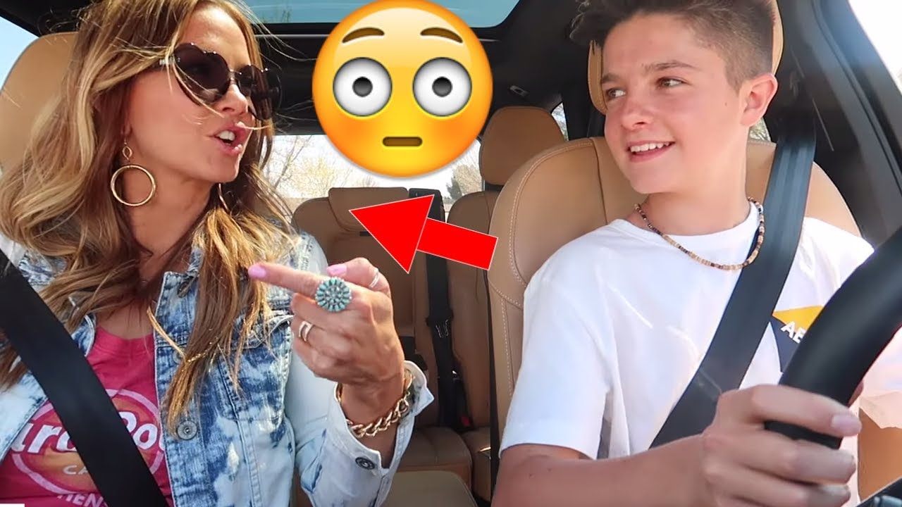 MOM TEACHES ME TO DRIVE | Brock and Boston