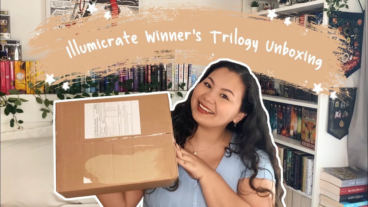 illumicrate archives winner's trilogy by marie rutkoski unboxing | shanayah reads ♡