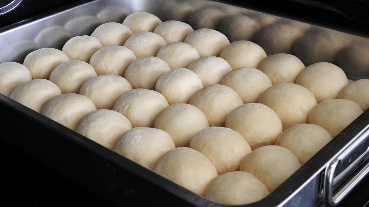 Easy Soft Butter Dinner Rolls | Cold Rise Milk Bread Buns Recipe - ASMR Baking