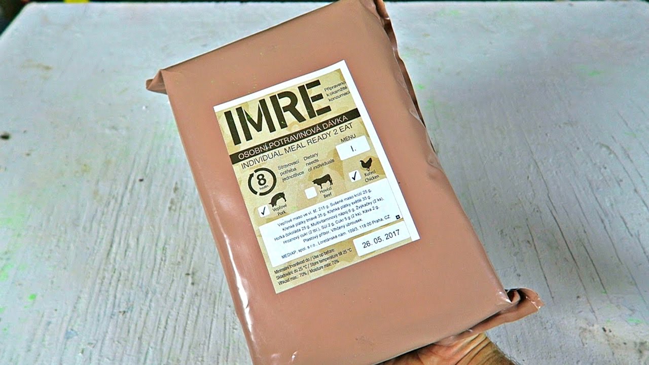 Testing Czech Republic MRE (Meal Ready to Eat)