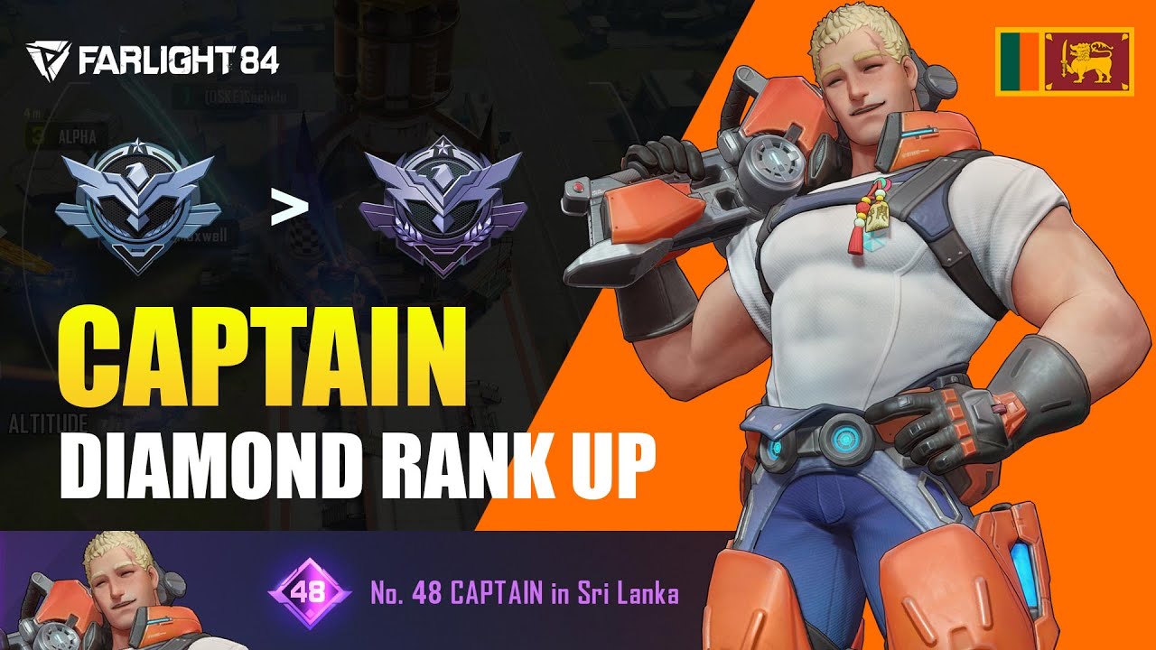 Farlight 84 with Captain | DIAMOND RANK UP | 48th Captain in Srilanka Farlight 84, guide