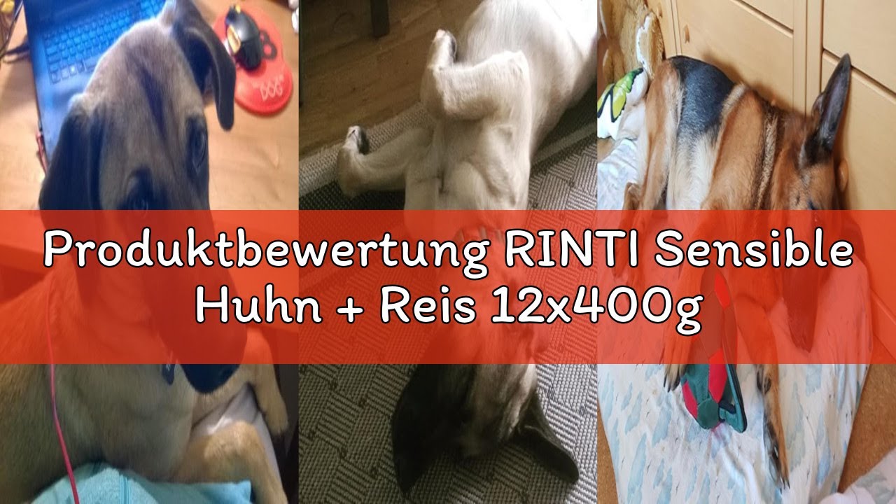 Produktbewertung RINTI Sensible Huhn + Reis 12x400g