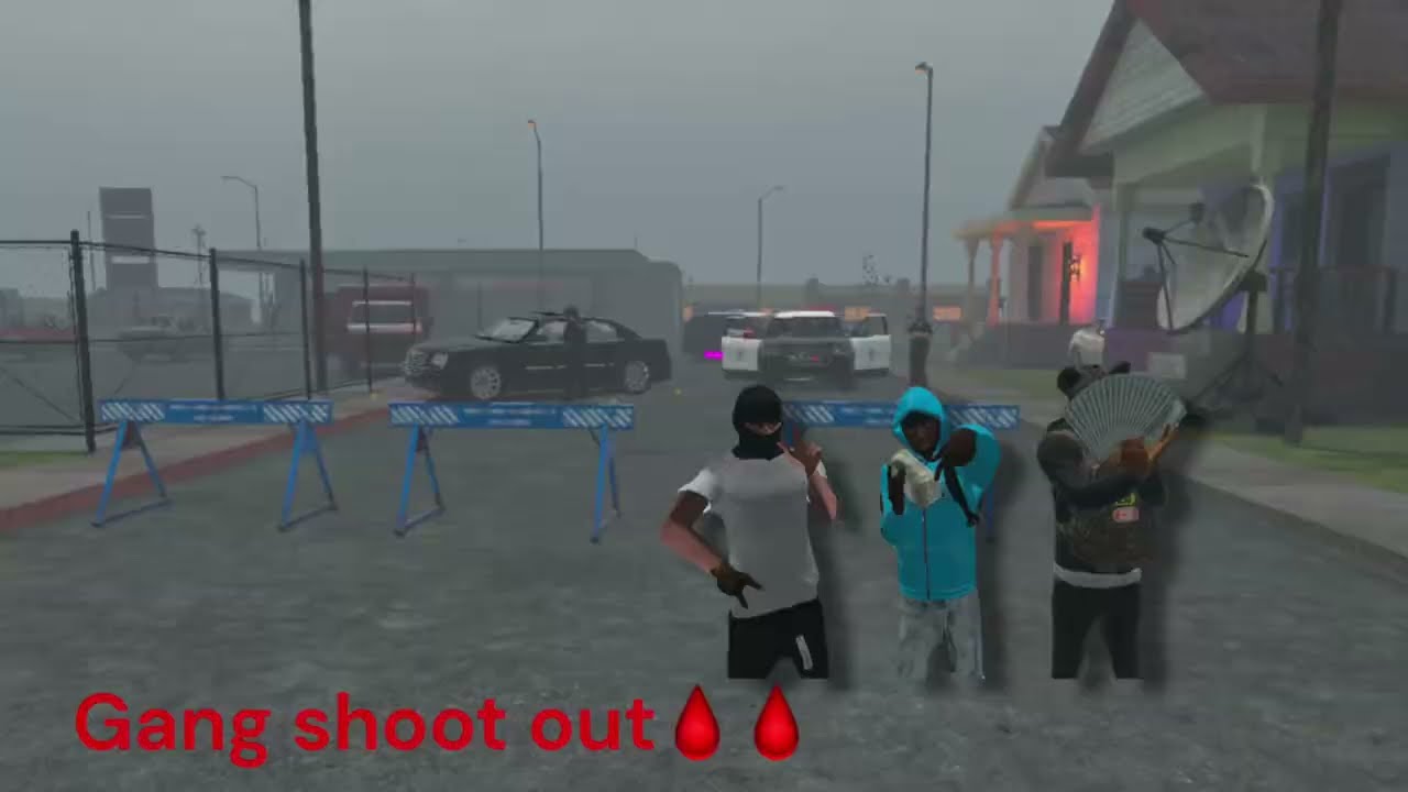 Gang fight