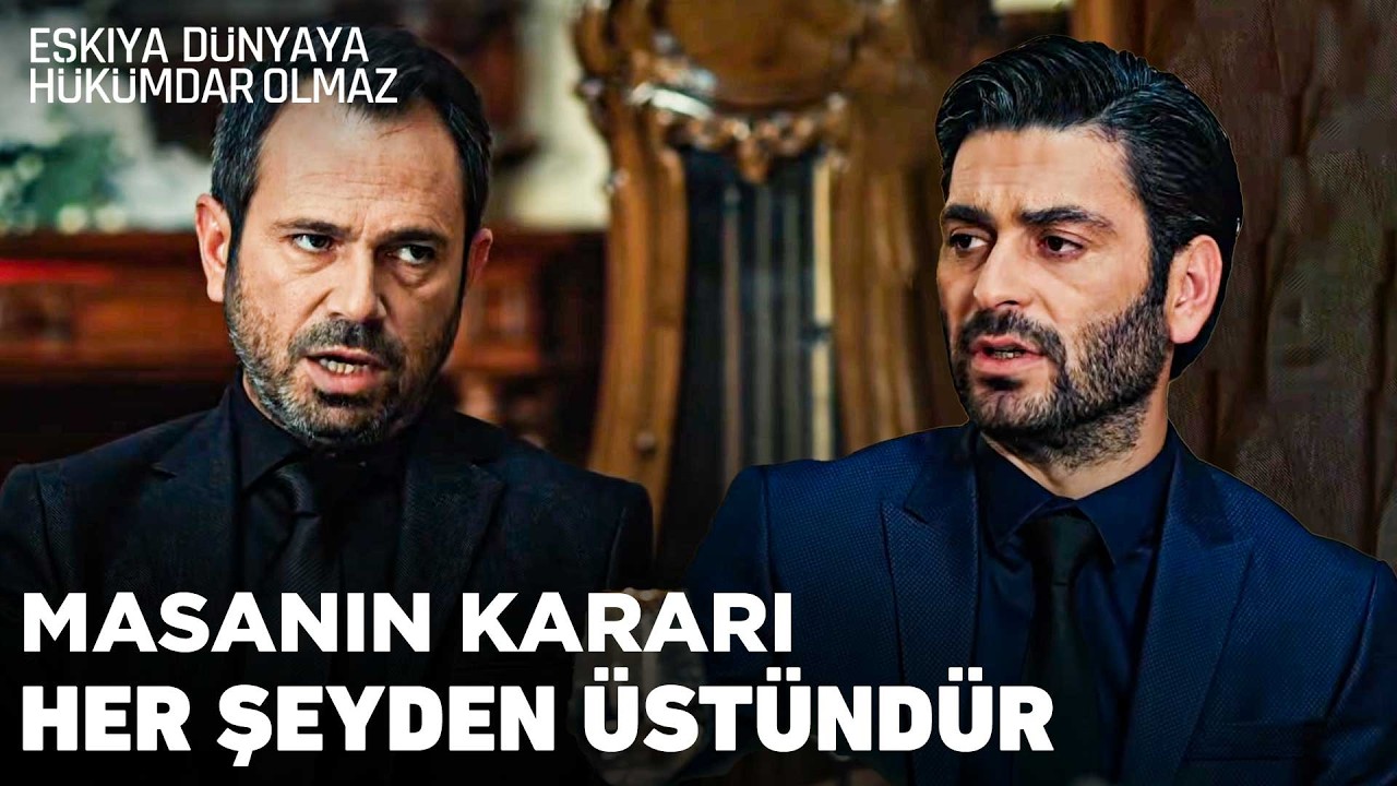 Yaşar masadakilere ayar veriyor - Eşkıya Dünyaya Hükümdar Olmaz 76. Bölüm
