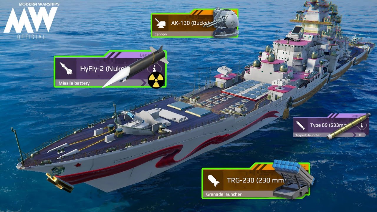 RF Tark Pyotr Velikiy - Close Range King 🔥 Brutal FirePower - Modern Warships