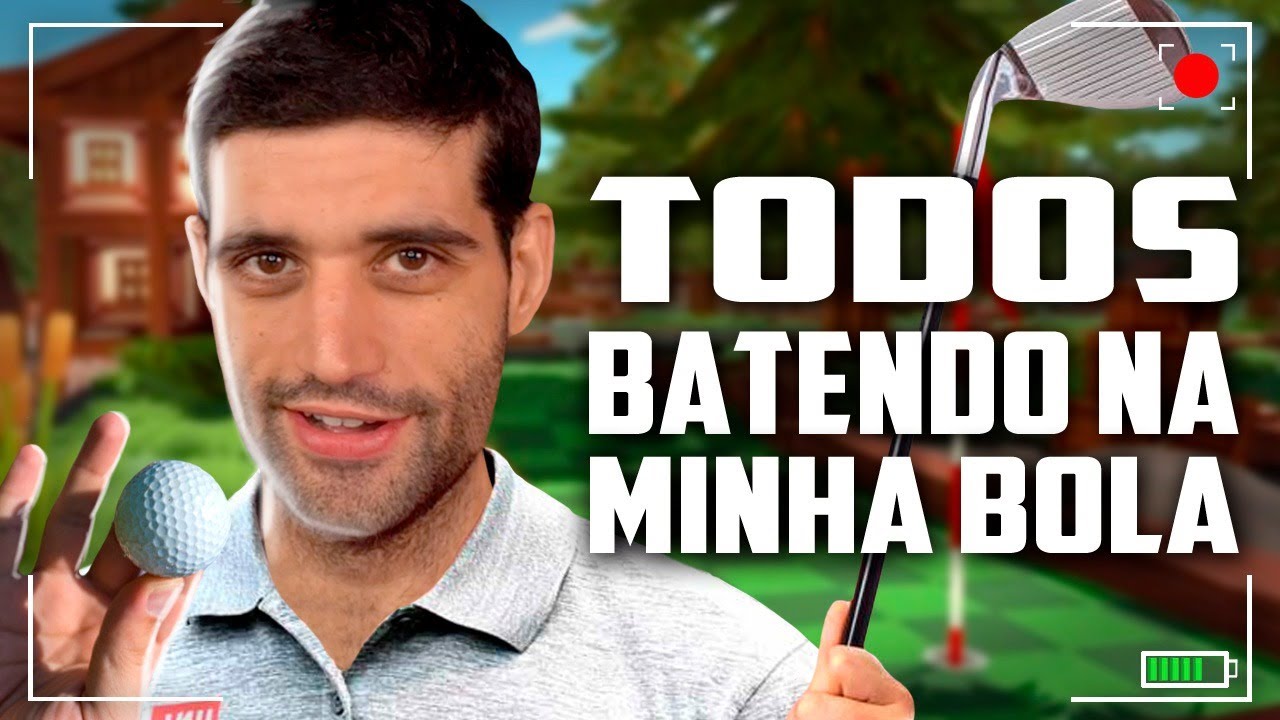 Todo mundo BATENDO na minha BOLA - Golf With Friends e mais