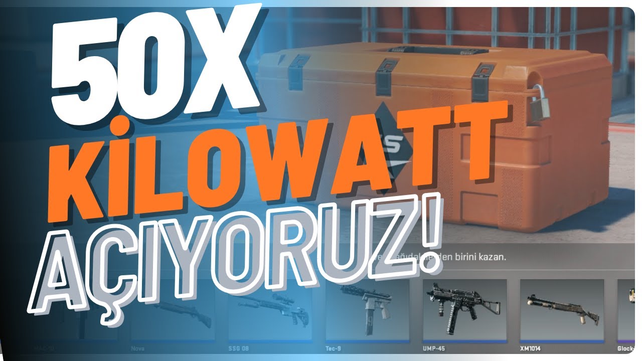 50 Kasa Açsam NE Kadar Zarar(!) Ederim? | CS2 50X Kilowatt Kasa Açılımı! + Çekiliş