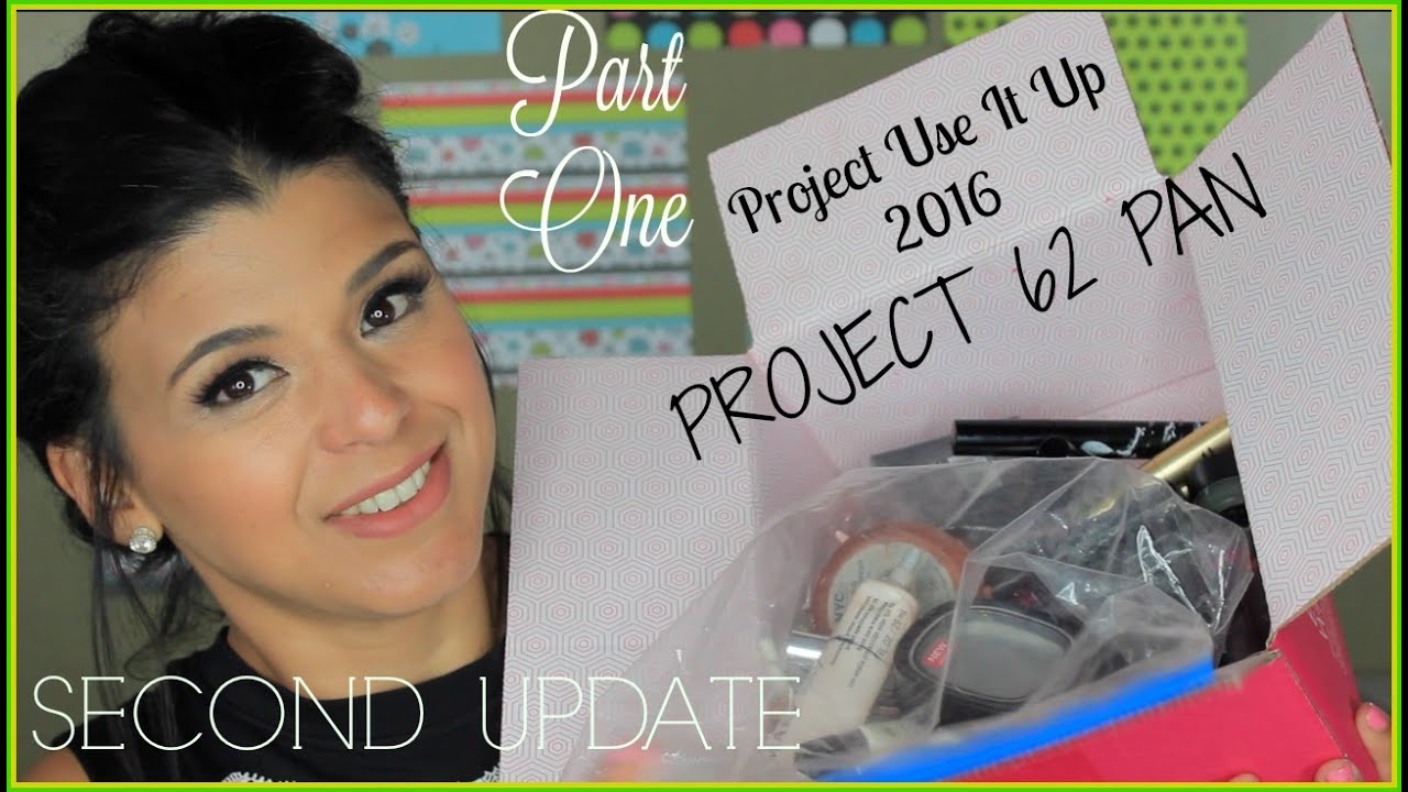 {English} Project 62 Pan| Project Use it Up 2016| Empties & Declutter| PART 1