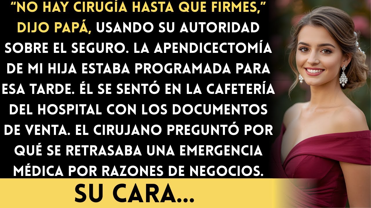 Papá canceló la cirugía de mi hija para presionarme a vender el almacén—Luego intervino el comité...
